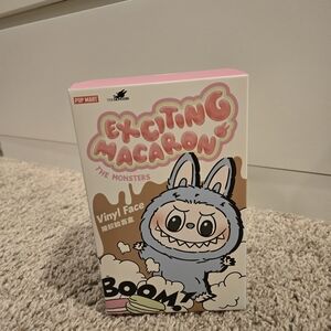 Authentic Labubu Exciting Macaron GREEN GRAPE - New Version with Drawstring Bag